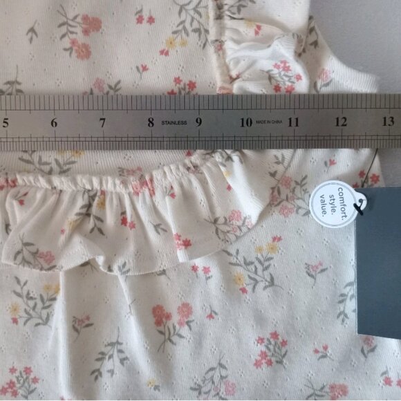 NWT Modern Moments by Gerber Sz 5T Baby Toddler Short Floral Dress A-line - Picture 5 of 6